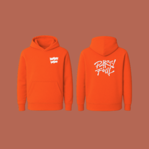 PartyFoul Logo Hoodie Orange